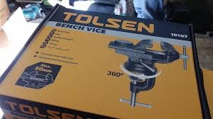 TOLSEN 10107 Bench Vice, 2" (50mm), Swivel Base with Anvil, Hardened & Tempered Jaws | Model: 10107_img_3