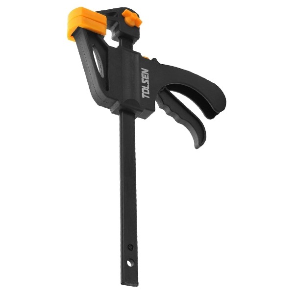 TOLSEN 10204 Quick Ratchet Bar Clamp, 12" (300mm), Hard Plastic Body, Soft Non-Marking Pads | Model: 10204_img_5