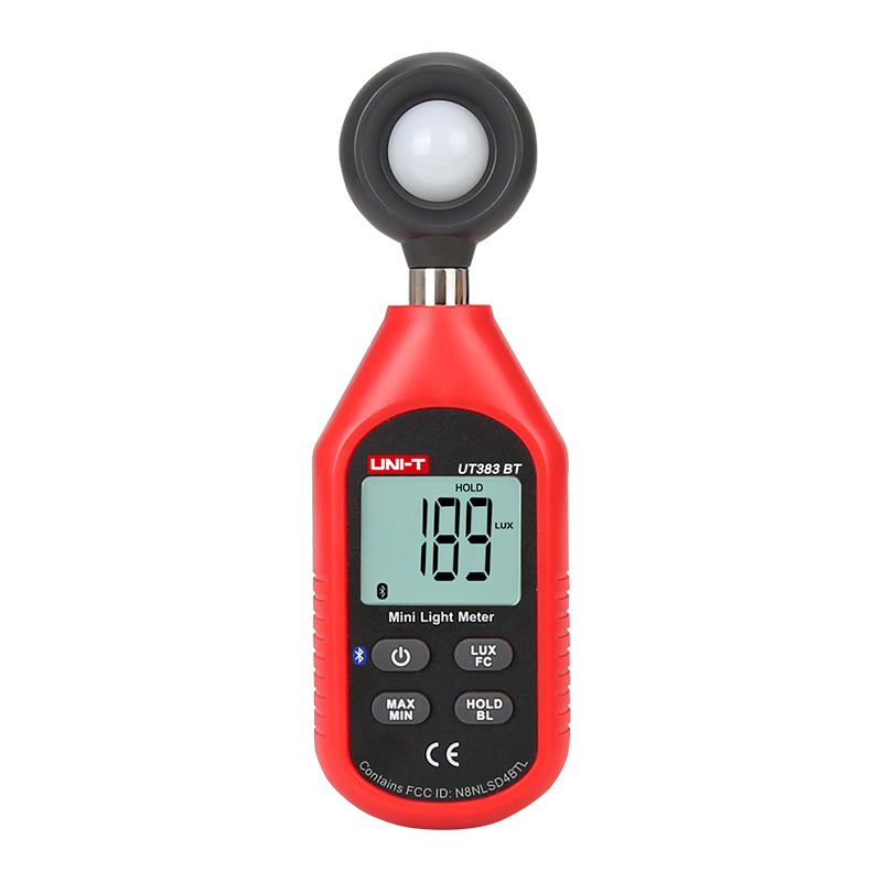 UNI-T UT383 | UT383BT Mini Light Meters, 0-199,900 Lux, 0-18,500 FC, MAX/MIN, Data Hold, Backlight; Model: UT383 | UT383BT_img_5
