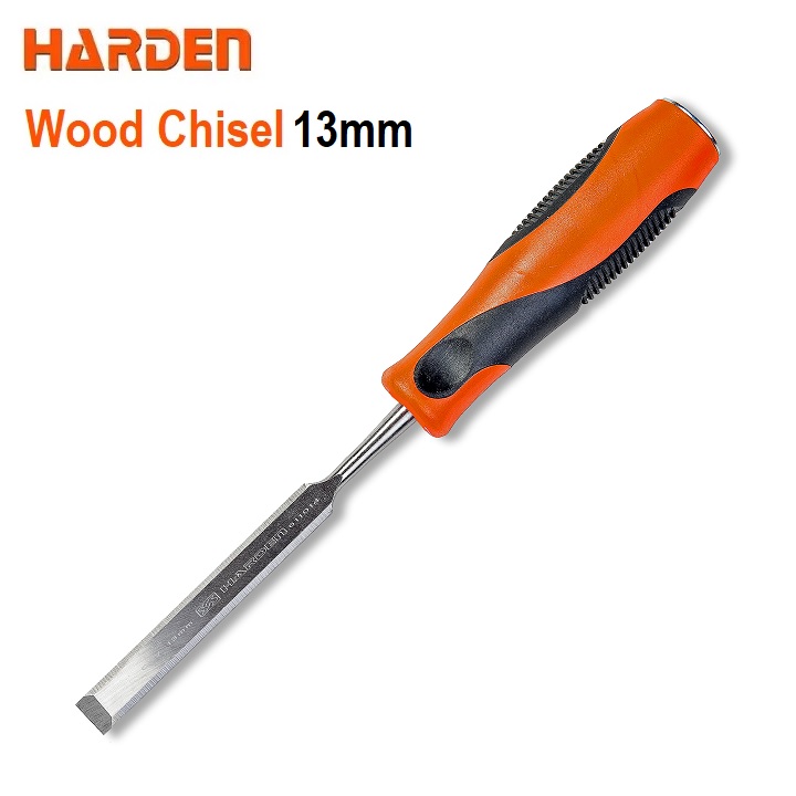 HARDEN Wood Chisel 6 | 10 | 13 | 16 | 19 | 22 | 25 | 32mm; Model: 611012 to 611019; Cr-V material