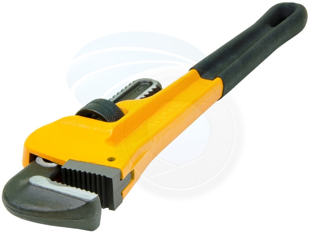 TOLSEN 10070 Pipe Wrench, 14" (350mm), Industrial Series, Dipped Handle, Max Clamping 50mm | Model: 10070_img_7