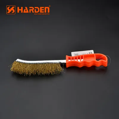 HARDEN 620140 Copper Wire Brush | 225mm PVC Handle | Rust Removal & Polishing | Model: 620140_img_5