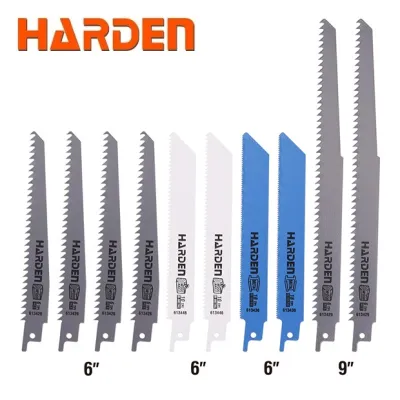HARDEN 10 Pcs Reciprocating Saw Blade Set | Multi-Material Cutting | Wood & Metal Blades | Model: 613460_img_0