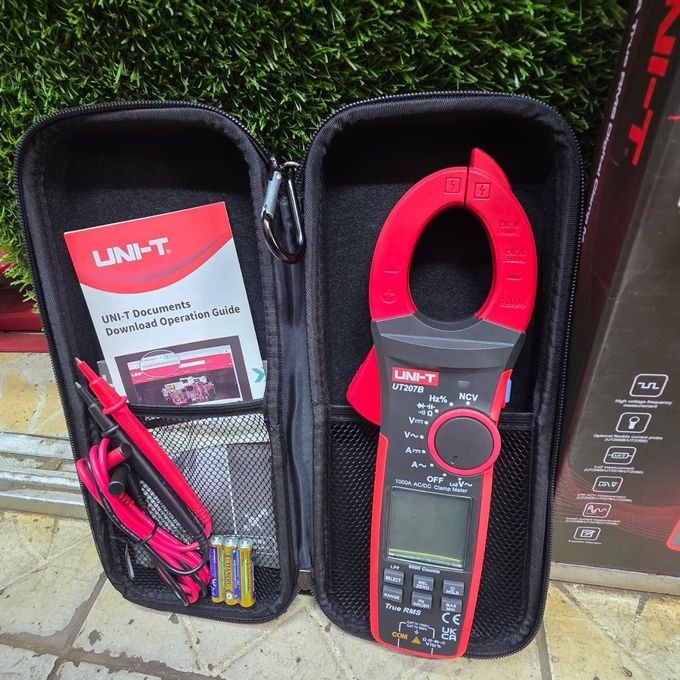 UNI-T UT207B 1000A True RMS Digital Clamp Meter | 1000A AC/DC | 6000 Counts | 42mm Jaw | NCV | LoZ & LPF | Inrush Current | CAT III 1000V | Model: UT207B_img_1