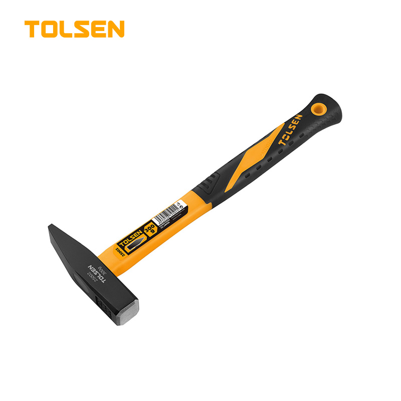 TOLSEN 25002 Machinist Hammer, 300g, Black Painted, Heat Treated | Fiberglass Handle | Model: 25002_img_0