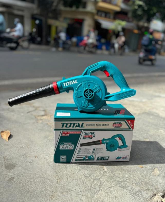 TOTAL TABLI20028 Cordless Li-ion Blower, (Tools only, Battery & Charger not including) 20V, 18,000 RPM, 2.7 m³/min Air Volume, 38 m/s Air Speed, Single Speed | Model: TABLI20028_img_1