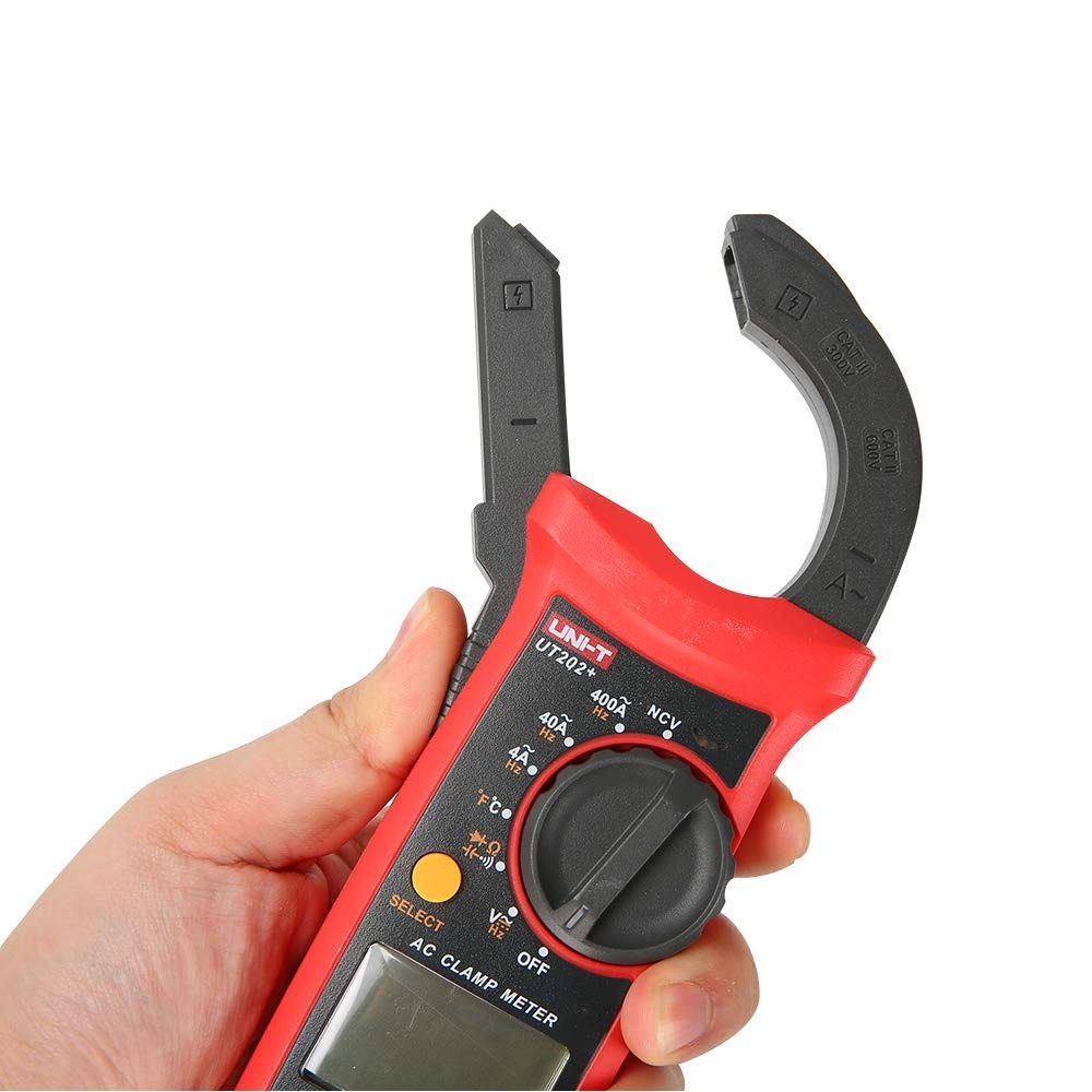 UNI-T UT202+ Digital Clamp Meter | 600A AC | True RMS | 4000 Counts | NCV | Temperature Measurement | CAT III 300V | Model: UT202+_img_5