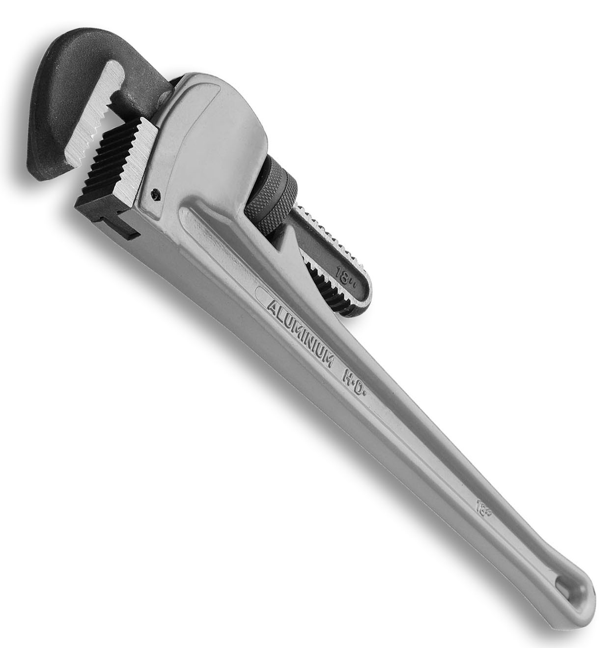 TOLSEN 10224 Aluminum Pipe Wrench | 18" (450mm) | Aluminum Alloy Body | Industrial Series | Model: 10224_img_2
