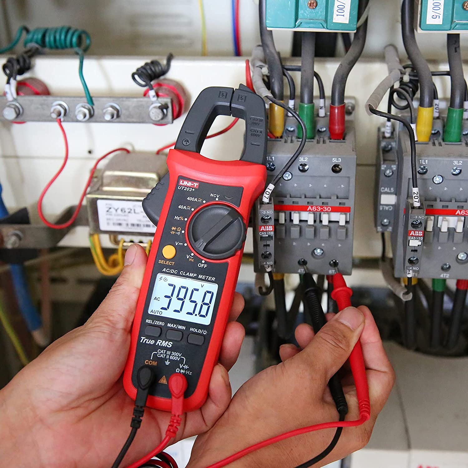 UNI-T UT203+ Digital Clamp Meter | 400A AC/DC | True RMS | 4000 Counts | NCV | CAT III 300V | Model: UT203+_img_1