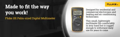 FLUKE 101 Digital Multimeter | Pocket Sized | CAT III 600V | 0.5% Basic DC Accuracy | Model: 101_img_5