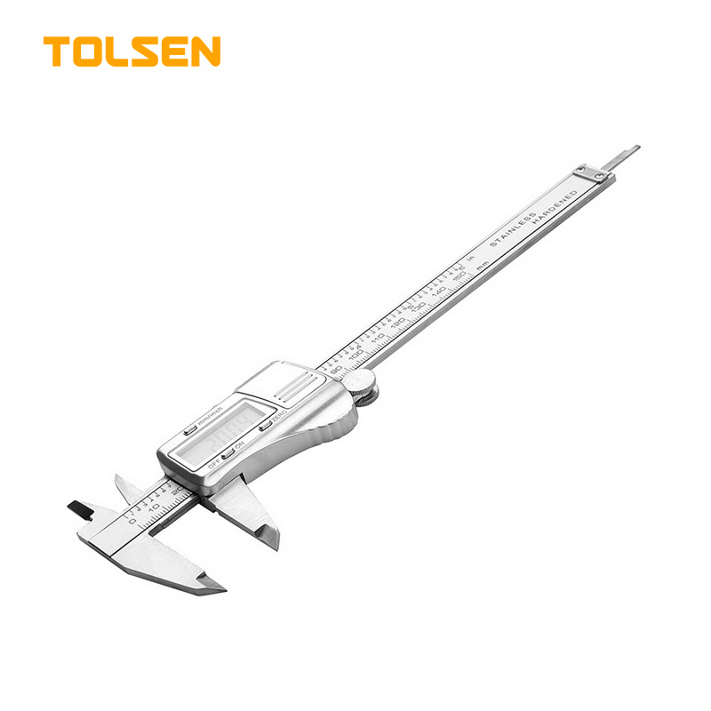 TOLSEN 35053 6" Digital Caliper | Metric & Inch | 0.01mm Accuracy | Stainless Steel | Four-Way Measurement | Model: 35053_img_0