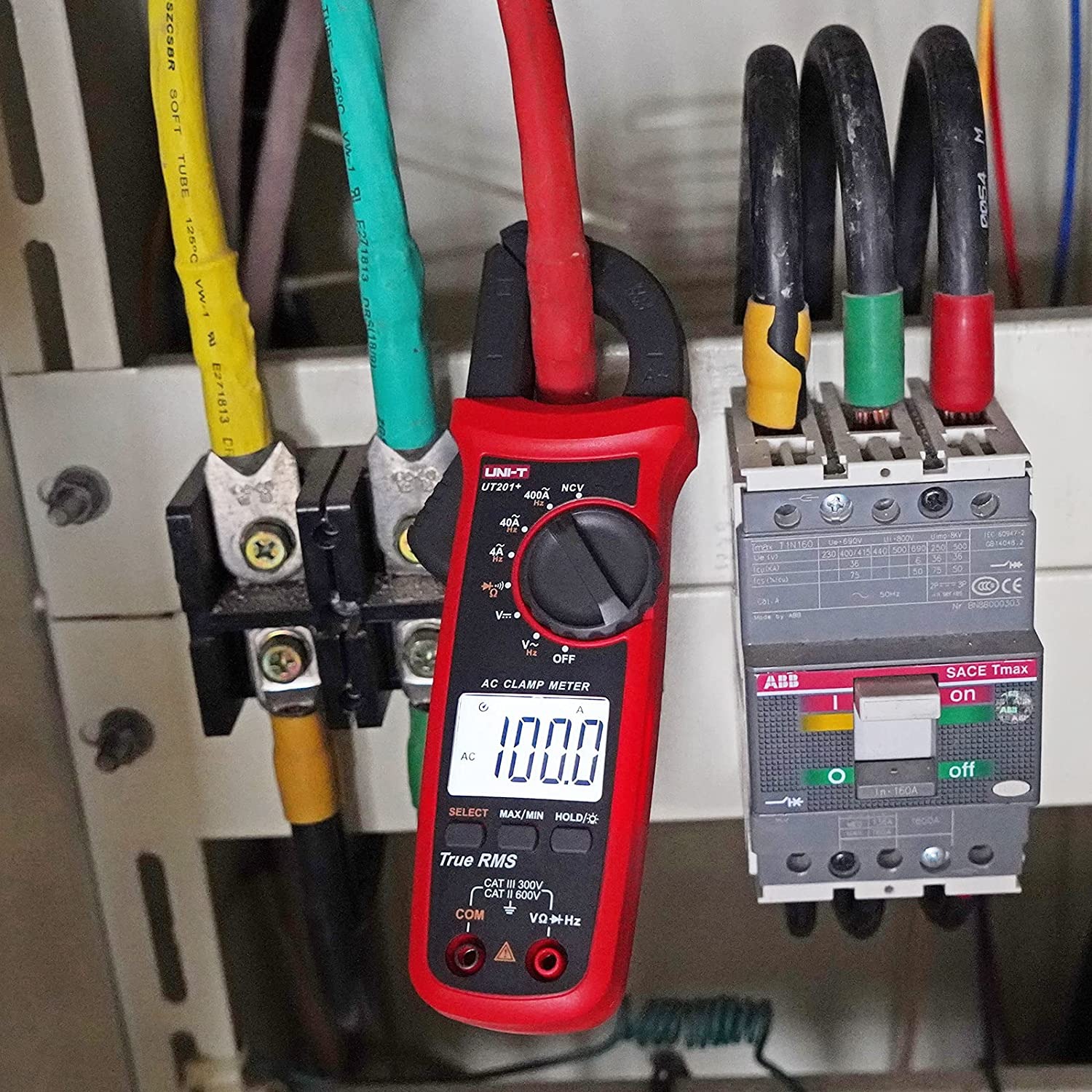 UNI-T UT201+ Digital Clamp Meter | 400A AC | True RMS | 4000 Counts | NCV | CAT III 300V | Model: UT201+_img_2