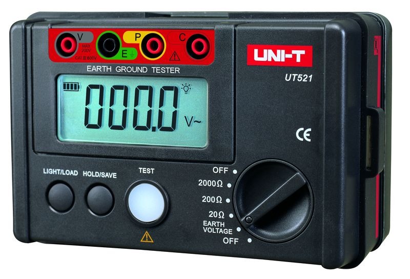 UNI-T UT521 Digital Earth Tester | Ground Resistance Tester | 3-Wire & 2-Wire Earth Measurement; Model: UT521_img_4