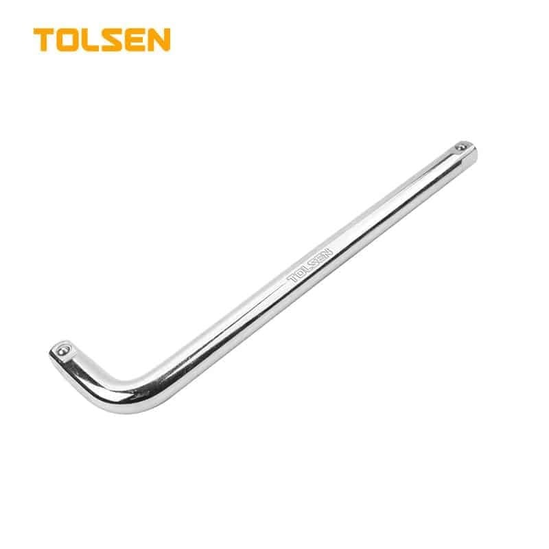 TOLSEN 16132 1/2" Drive L Handle | 260mm | Cr-V Steel | Chrome Plated | DIN3122 | Model: 16132