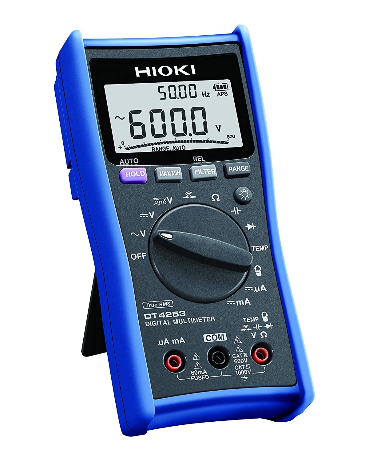 HIOKI DT4253 True RMS Digital Multimeter | HVAC Digital Multimeter | CAT IV 600V / CAT III 1000V | Professional DMM_img_1
