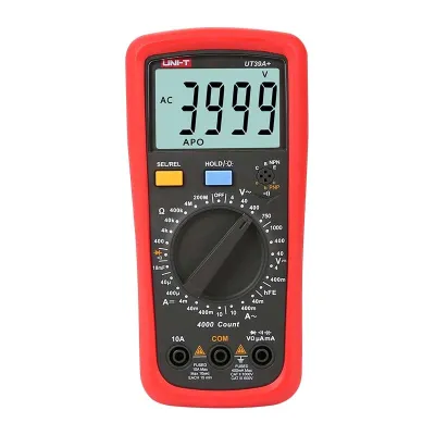 UNI-T UT39A+ Digital Multimeter | 4000 Counts | CAT III 600V | Overvoltage & Overcurrent Alarm | NCV Detection | Transistor Test | Model: UT39A+_img_3