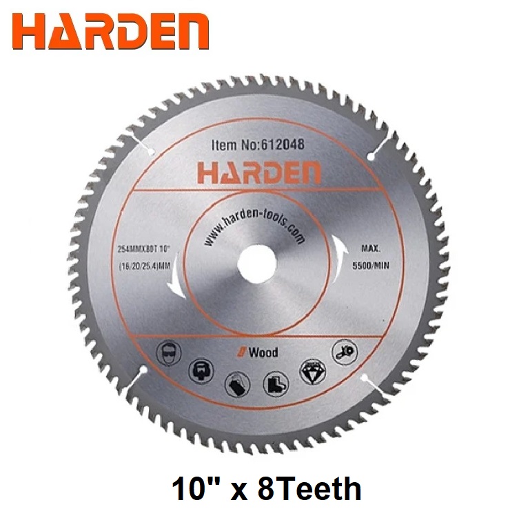 HARDEN Circular Saw Blades for Wood | Multi-Size Options | High-Tooth Count for Clean Cuts; Models: 612004 | 612016 | 612036 | 612048