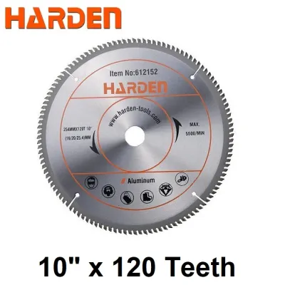 HARDEN Circular Saw Blades for Aluminium | Multi-Size Options | High-Tooth Count for Clean Cuts; Models: 612152 | 612132_img_6