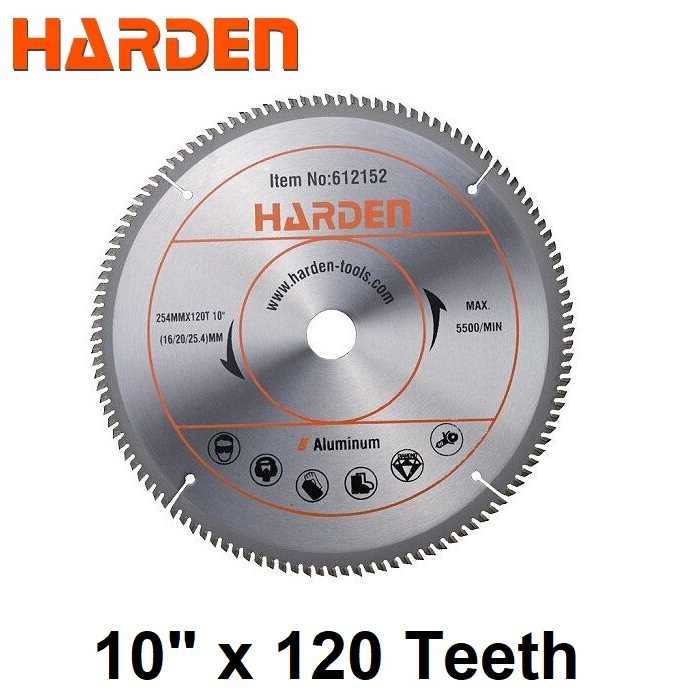 HARDEN Circular Saw Blades for Aluminium | Multi-Size Options | High-Tooth Count for Clean Cuts; Models: 612152 | 612132_img_6