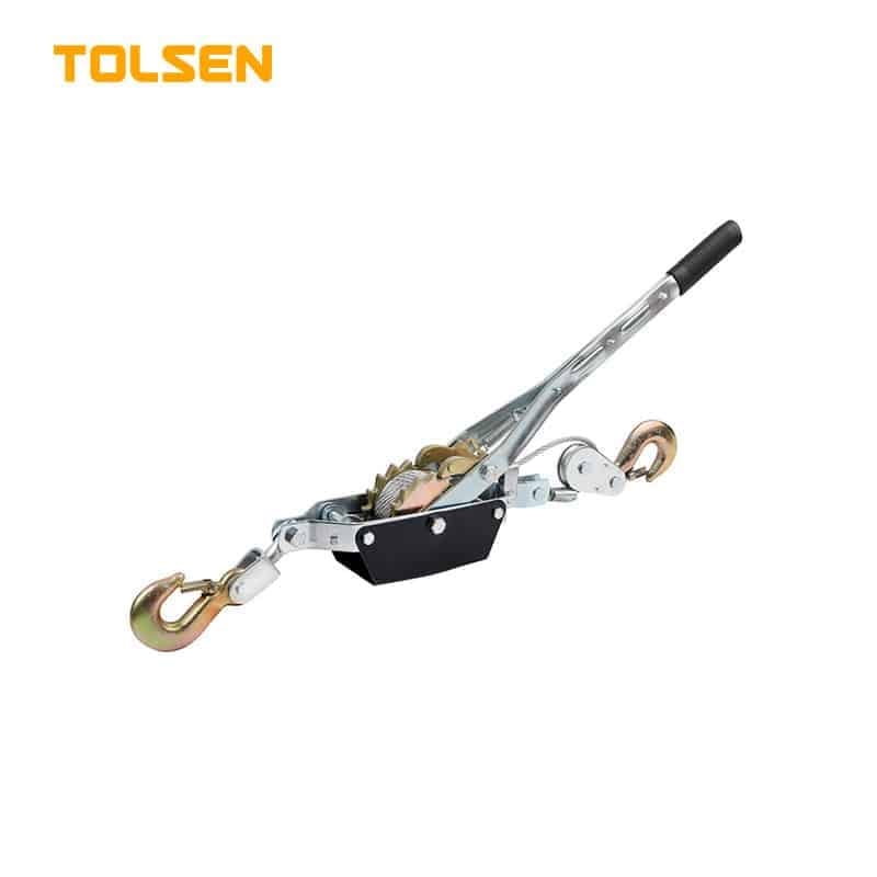 TOLSEN 62442 Hand Cable Puller with 2 Hooks Double Rachet Wheels 2 Ton Model: 62442_img_0