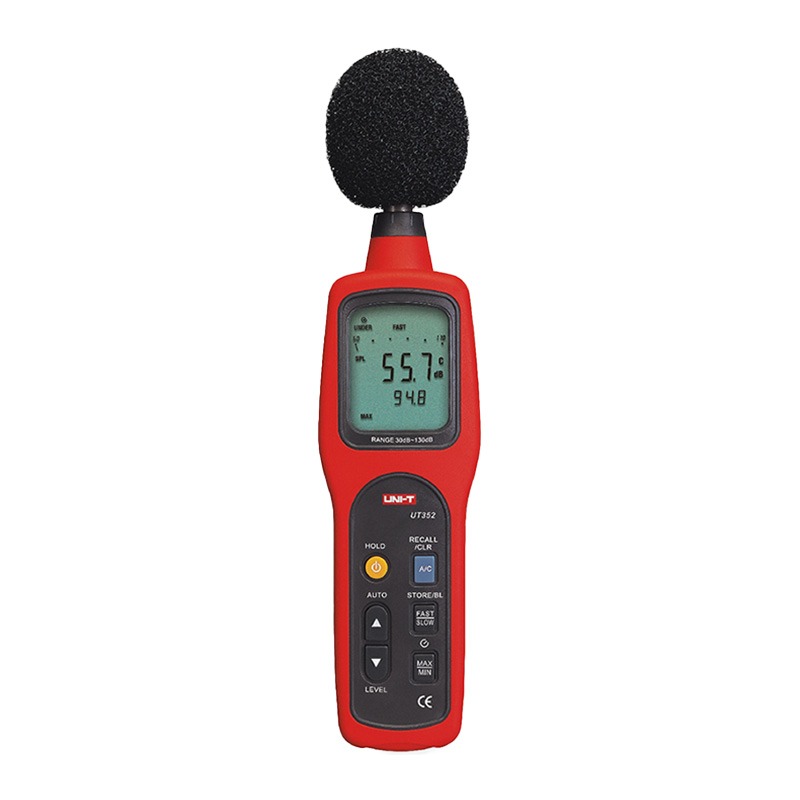 UNI-T UT352 Sound Level Meter | 30–130dB Digital Noise Meter | Industrial Decibel Meter | Professional Sound Level Tester