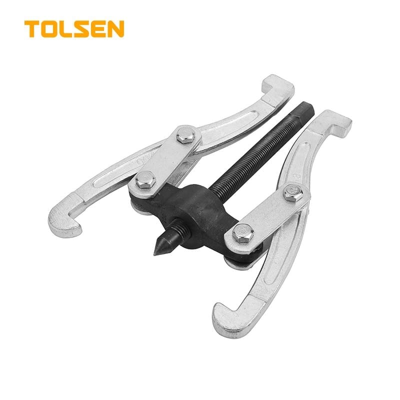 TOLSEN 65002 6" 2-Jaw Gear Puller, Adjustable, Forged Steel, Zinc Plated | Model: 65002