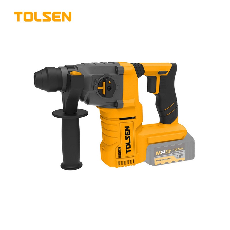TOLSEN 87272 Li-Ion Brushless Cordless Rotary Hammer 20V (Not Included Battery and Charger) Model 87272_img_0