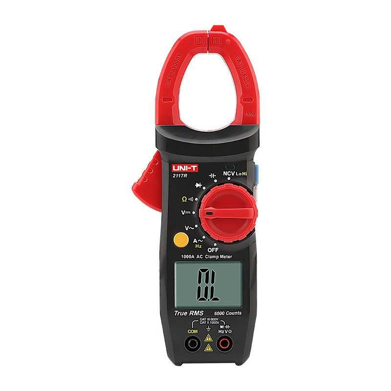 UNI-T UT2117R True RMS 1000A AC Clamp Meter | 1000A AC Current | CAT II 1000V / CAT III 600V