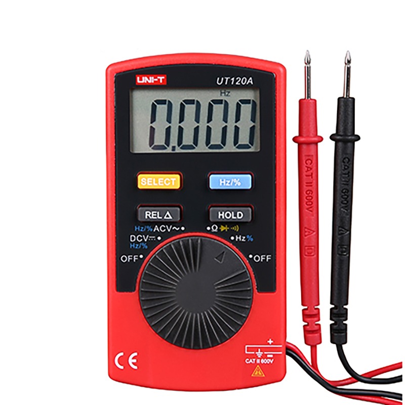 UNI-T UT120A Pocket Size Digital Multimeter | 4000 Counts | Auto Range | Data Hold & Relative Mode | Ultra-Portable | Model: UT120A_img_6