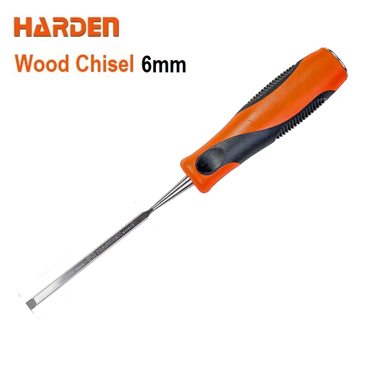 HARDEN Wood Chisel 6 | 10 | 13 | 16 | 19 | 22 | 25 | 32mm; Model: 611012 to 611019; Cr-V material_img_2