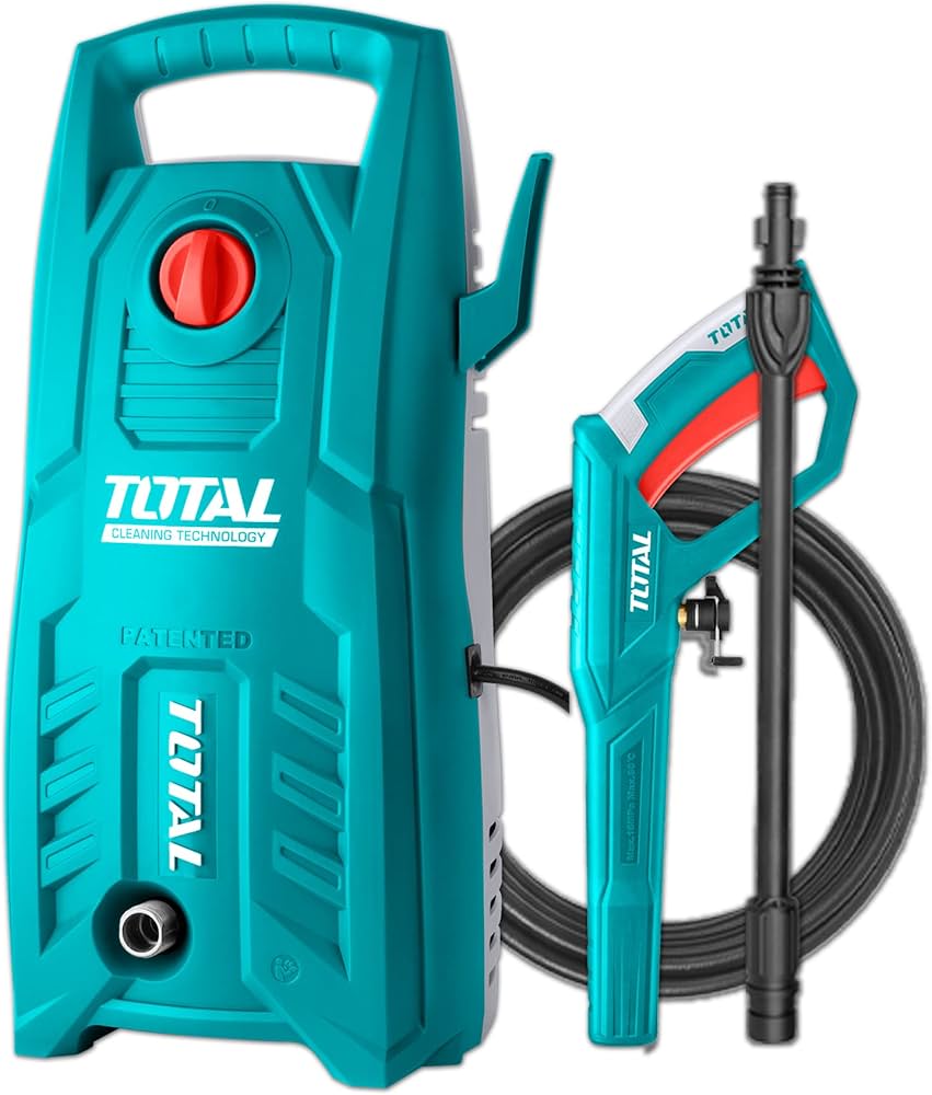 TOTAL TGT11316 High Pressure Washer | 1400W | 130 Bar (1750 PSI) | Pure Copper Wire Motor | Auto Stop System | Model: TGT11316_img_1