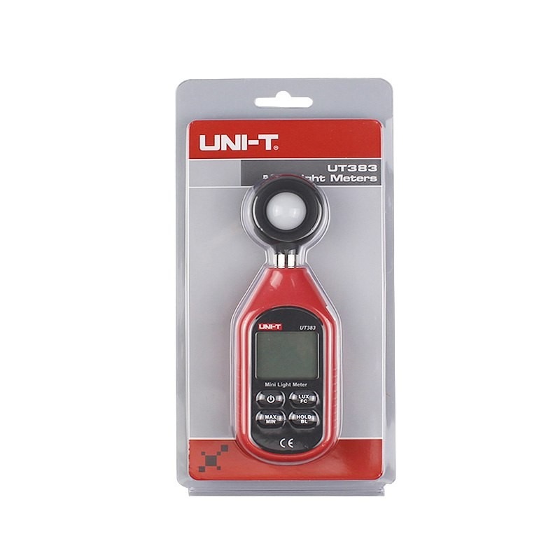 UNI-T UT383 | UT383BT Mini Light Meters, 0-199,900 Lux, 0-18,500 FC, MAX/MIN, Data Hold, Backlight; Model: UT383 | UT383BT_img_3