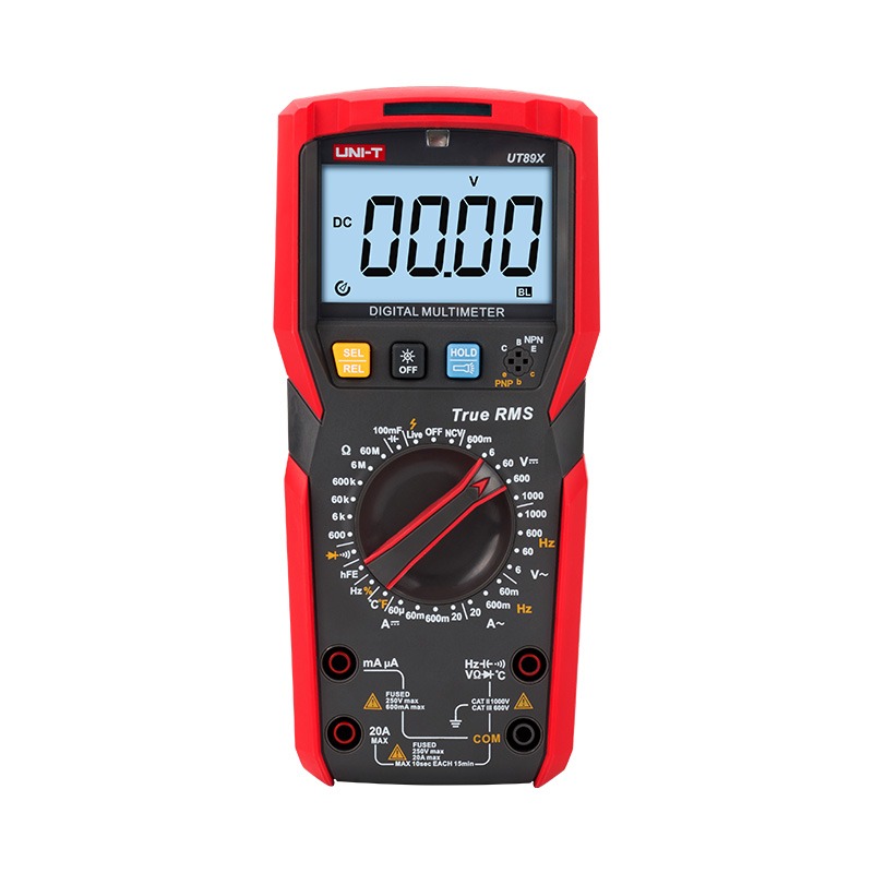 UNI-T UT89X True RMS Digital Multimeter | 6000 Counts | 1000V | 20A | Professional Electrical Tester