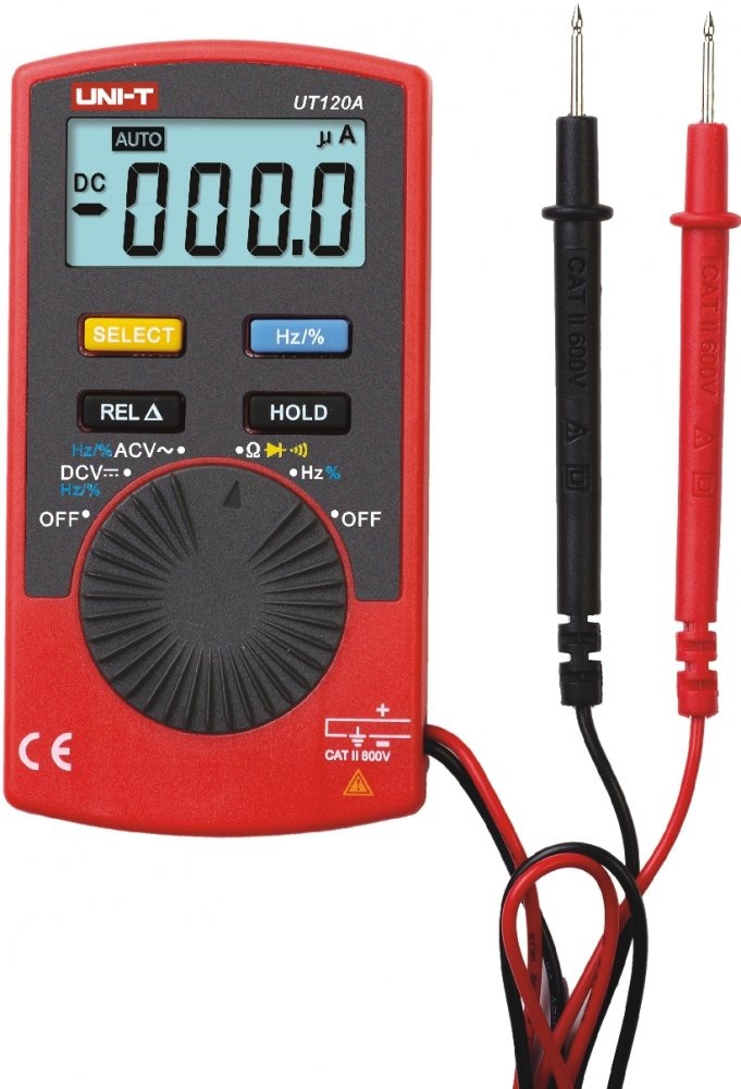 UNI-T UT120A Pocket Size Digital Multimeter | 4000 Counts | Auto Range | Data Hold & Relative Mode | Ultra-Portable | Model: UT120A_img_0