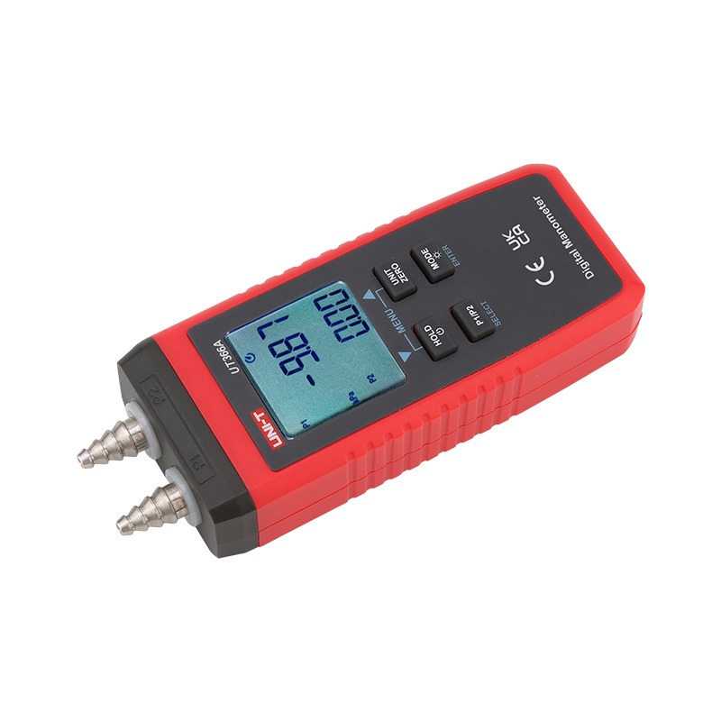 UNI-T UT366A Digital Manometer | ±15 kPa / ±150 mbar | 12 Unit Conversion | P1/P2 Independent Measurement | LED Indication | Model: UT366A_img_4