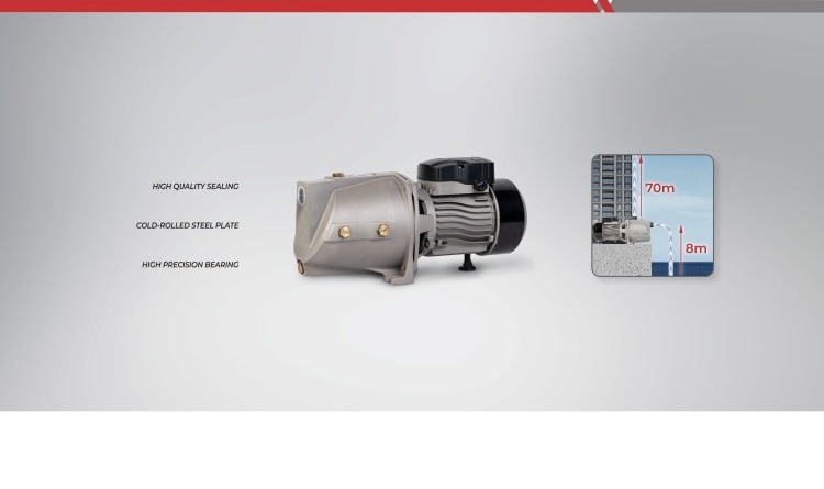 CROWN CT35095 Professional Jet Pump | 750W | 70L/min | 35m Head | Model: CT35095_img_6