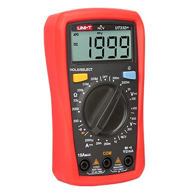 UNI-T UT33D+ Multi Functional Digital Multimeter Palm | CAT II 600V | Non-Contact Voltage (NCV) Detection | Manual Range | Model: UT33D+_img_3
