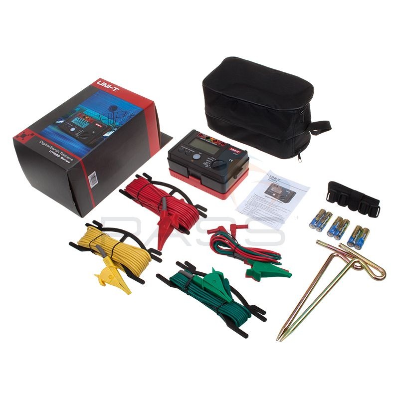 UNI-T UT521 Digital Earth Tester | Ground Resistance Tester | 3-Wire & 2-Wire Earth Measurement; Model: UT521_img_1
