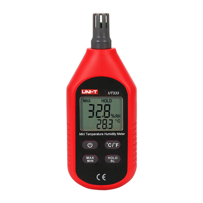 UNI-T UT333 Mini Temperature Humidity Meter | -10~60°C | 0~100%RH | MAX/MIN | Backlight | Auto Power Off | Model: UT333_img_0
