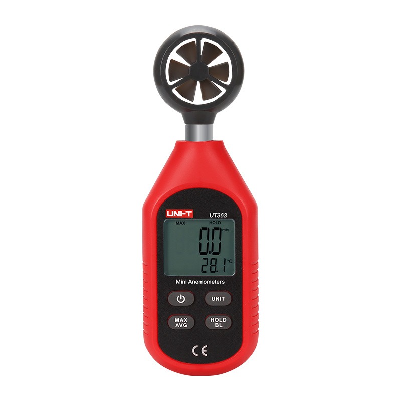 UNI-T UT363 Mini Anemometer | 0-30m/s Wind Speed | -10~50°C Temperature | MAX/AVG | Data Hold | Backlight | Model: UT363_img_0