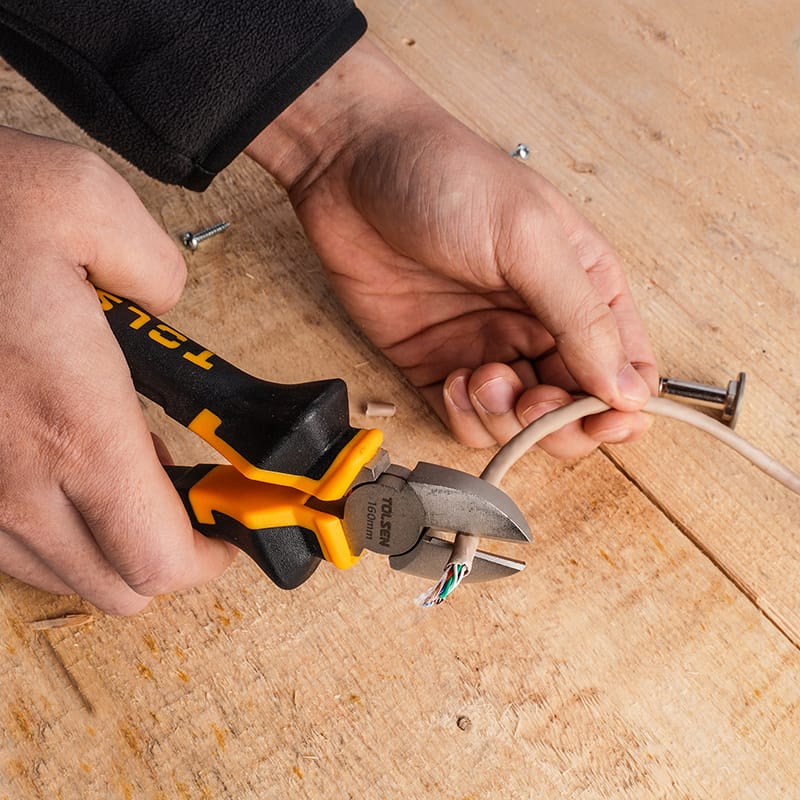 TOLSEN Diagonal Cutting Pliers (6" & 7") – Precision Cutting for Wires, Cables & More; Model: 10003 | 10004_img_3