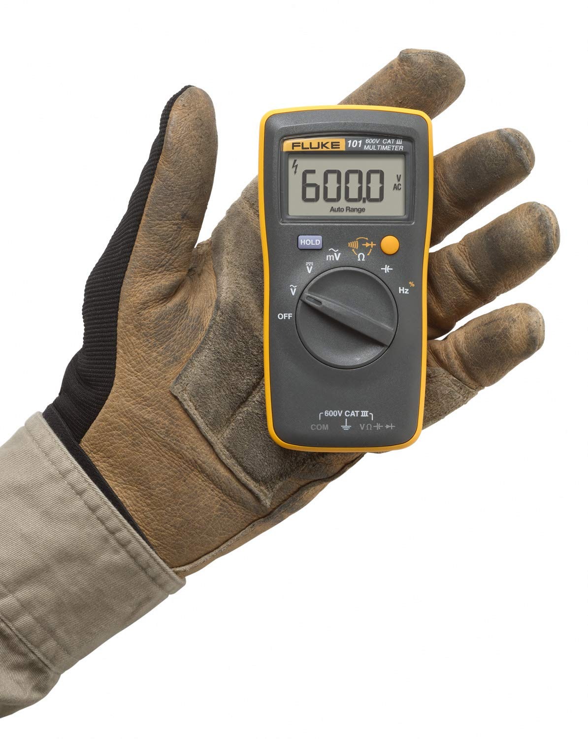 FLUKE 101 Digital Multimeter | Pocket Sized | CAT III 600V | 0.5% Basic DC Accuracy | Model: 101_img_3