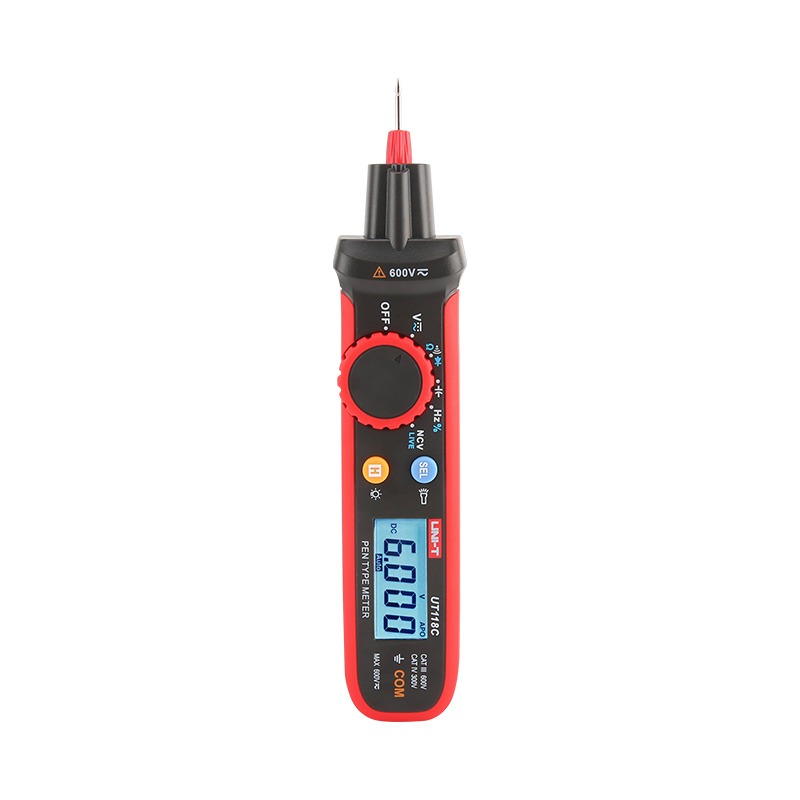UNI-T UT118C Pen-Type True RMS Digital Multimeter | 6000 Counts | CAT III 600V