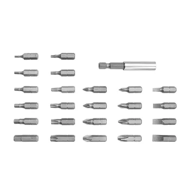 TOLSEN 26Pcs Ratchet Bit Set w/ Bit Holder (Philip & Flat) TPR Handle Model: 20034_img_1