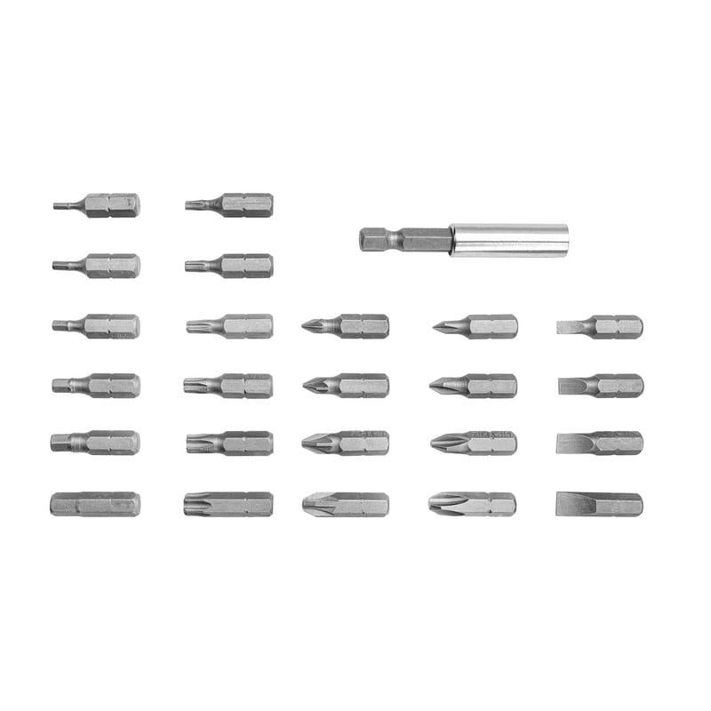 TOLSEN 26Pcs Ratchet Bit Set w/ Bit Holder (Philip & Flat) TPR Handle Model: 20034_img_1