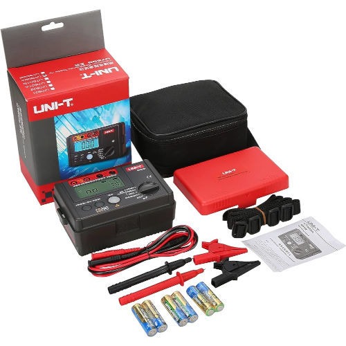 UNI-T UT502A Insulation Resistance Tester | 500V/1000V/2500V Test Voltages | PI & DAR Measurement | Auto Discharge | IEC 61557 Compliant | Model: UT502A_img_1