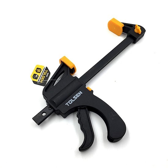 TOLSEN 10201 Quick Ratchet Bar Clamp | 6" (150mm) | Hard Plastic Body | Soft Non-Marking Pads | Model: 10201_img_3
