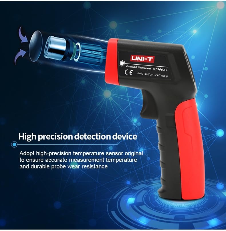 UNI-T UT300A+ Infrared Thermometer | Non-Contact Temperature Measurement | -20°C to 400°C | Model: UT300A+_img_8