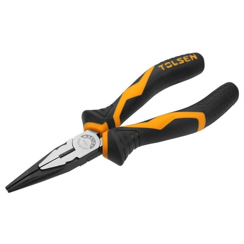 TOLSEN 10022 Long Nose Pliers, 8" or 200mm, Industrial GRIPro Series | Model 10022_img_0
