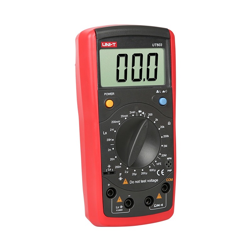 UNI-T UT603 Digital Inductance Capacitance Meter | 2000 Counts | Manual Range | LCR Meter | Transistor Test | Model: UT603_img_1